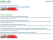 Tablet Screenshot of indexstiri.ro